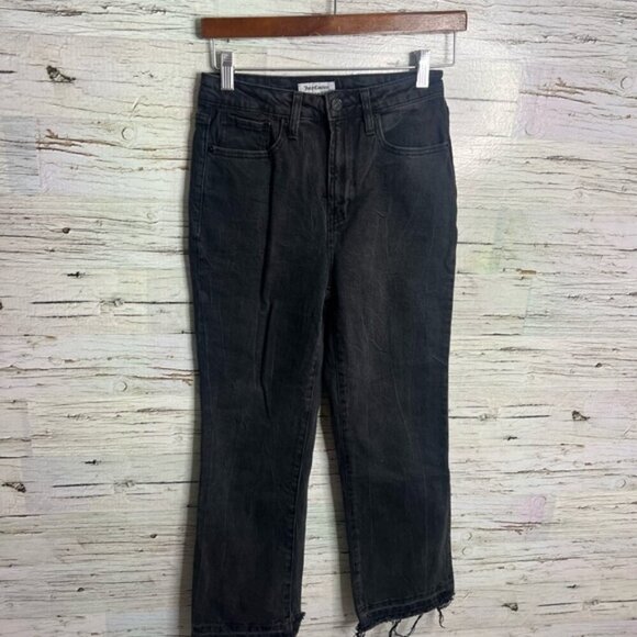 JUICY COUTURE Black Wash Lunita High Rise Wide Leg Jeans - Picture 1 of 8